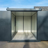 CABINA DE TRABAJO EN ANTRACITA 4x2M