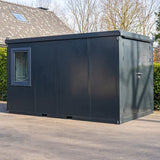 CABINA DE TRABAJO EN ANTRACITA 4x2M